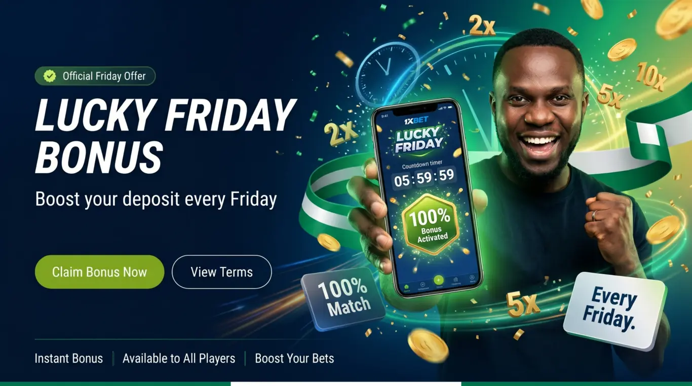 1xBet Lucky Friday Nigeria